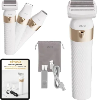 Ladyshave 3-in-1 voor Vrouwen inclusief Reistas en Trimmer