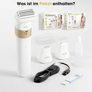 Ladyshave 3-in-1 voor Vrouwen inclusief Reistas en Trimmer