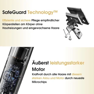 Ladyshave 3-in-1 voor Vrouwen inclusief Reistas en Trimmer