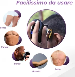 Lexium Skull Shaver Scheerapparaat en Tondeuse voor Mannen