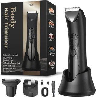 Lichaamshaartrimmer 2-in-1 voor mannen