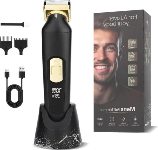 Lichaamsscheerapparaat heren bodygroomer zwart