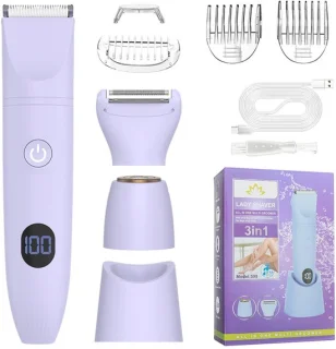 Lichaamstrimmer 3‑in‑1 Paars