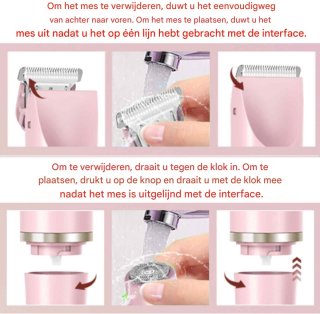 Wat vinden we goed aan de longziming 2-in-1 Elektrische Vrouwenraser