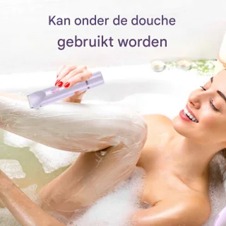longziming 2-in-1 Elektrische Vrouwenraser Paars