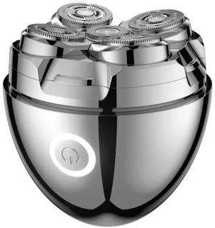 Magnetisch elektrisch scheerapparaat in eivorm (zilver)