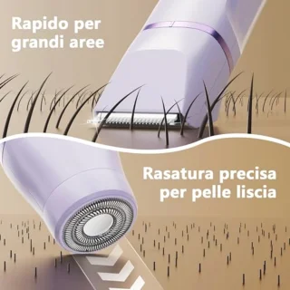 Merkloos Dames 2-in-1 Trimmer en Epilator