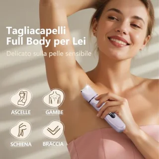 Merkloos Dames 2-in-1 Trimmer en Epilator