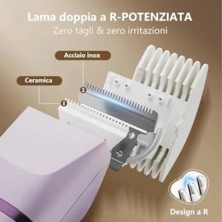 Merkloos Dames 2-in-1 Trimmer en Epilator