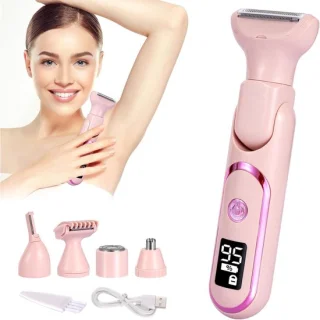 Merkloos Dames 5-in-1 Scheerapparaat Roze