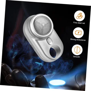 Merkloos Mini Elektrisch Scheerapparaat - Zilver