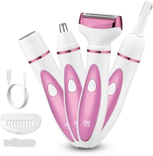 Merknaam LadyTrim 4-in-1 Elektrisch Scheerapparaat Dames USB