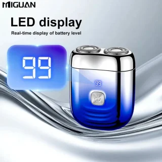 Miguan 2-Blade Scheerapparaat - Bodyshaver & Precisietrimmer, Blauw
