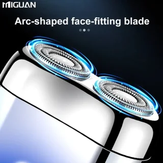 Miguan 2-Blade Scheerapparaat - Bodyshaver & Precisietrimmer, Blauw