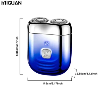 Miguan 2-Blade Scheerapparaat - Bodyshaver & Precisietrimmer, Blauw