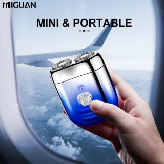 Miguan 2-Blade Scheerapparaat - Bodyshaver & Precisietrimmer, Blauw