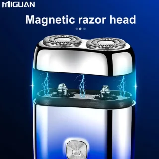 Miguan 2-Blade Scheerapparaat - Bodyshaver & Precisietrimmer, Blauw