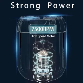 Miguan 2-Blade Scheerapparaat - Bodyshaver & Precisietrimmer, Blauw