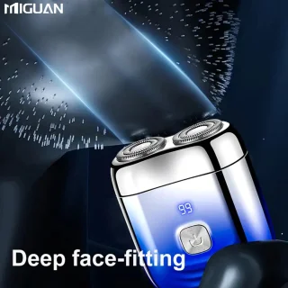 Miguan 2-Blade Scheerapparaat - Bodyshaver & Precisietrimmer, Blauw
