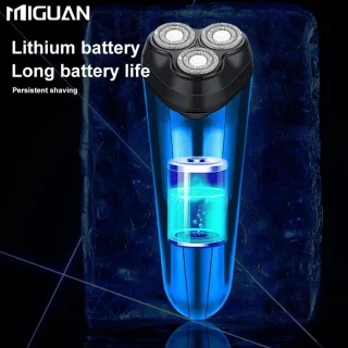 Miguan 3-koppen Scheerapparaat USB Oplaadbaar Zwart