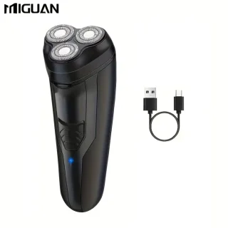 Miguan 3-koppen Scheerapparaat USB Oplaadbaar Zwart