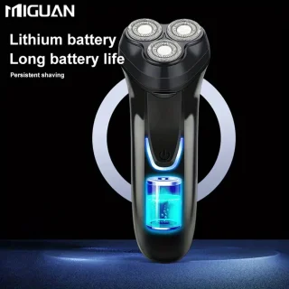 Miguan 3-kops Scheerapparaat USB Oplaadbaar Zwart