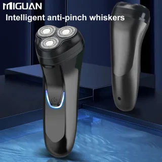 Miguan 3-kops Scheerapparaat USB Oplaadbaar Zwart