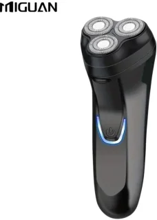 Miguan 3-kops Scheerapparaat USB Oplaadbaar Zwart