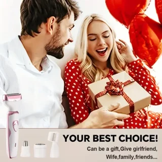 Miguan 4-in-1 Dames Scheerapparaat Wit/Roze