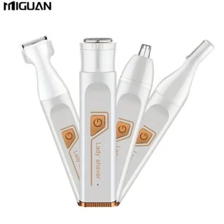 Miguan 4in1 Dames Scheerapparaat Set Zwart