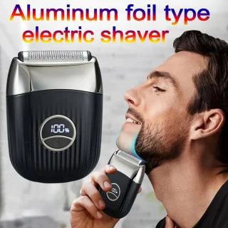 Mini Digitale Scheerapparaat USB Oplaadbaar Zwart