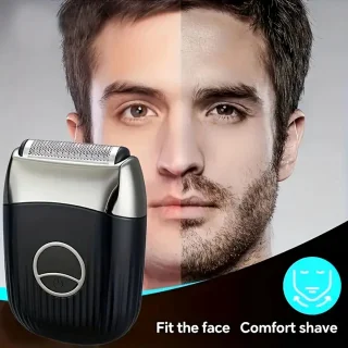 Mini Digitale Scheerapparaat USB Oplaadbaar Zwart