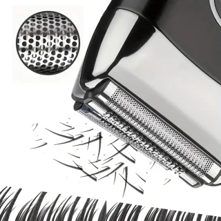 Mini Digitale Scheerapparaat USB Oplaadbaar Zwart