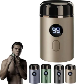 Mini Elektrisch Scheerapparaat Baardtrimmer - Goud