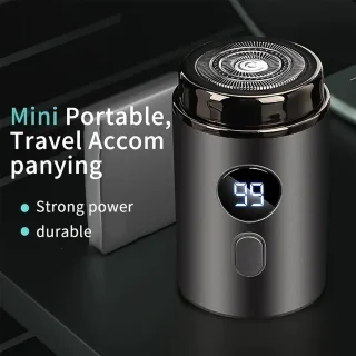 Mini Elektrisch Scheerapparaat Groen (1 vervangingsmes)