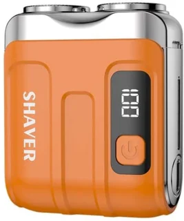Mini elektrisch scheerapparaat - oranje