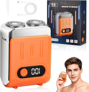 Mini Elektrisch Scheerapparaat Reismodel Oranje
