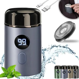 Mini elektrisch scheerapparaat voor mannen – Champagne goud