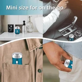 Mini Elektrisch Scheerapparaat voor Mannen (Nat & Droog)