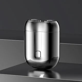 Mini elektrisch scheerapparaat - zilver