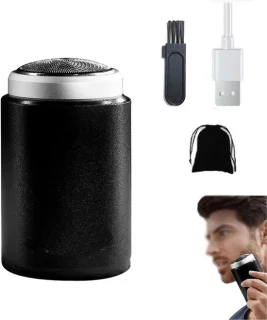 Mini elektrisch scheerapparaat zwart
