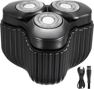 Mini elektrisch scheermes - zwart