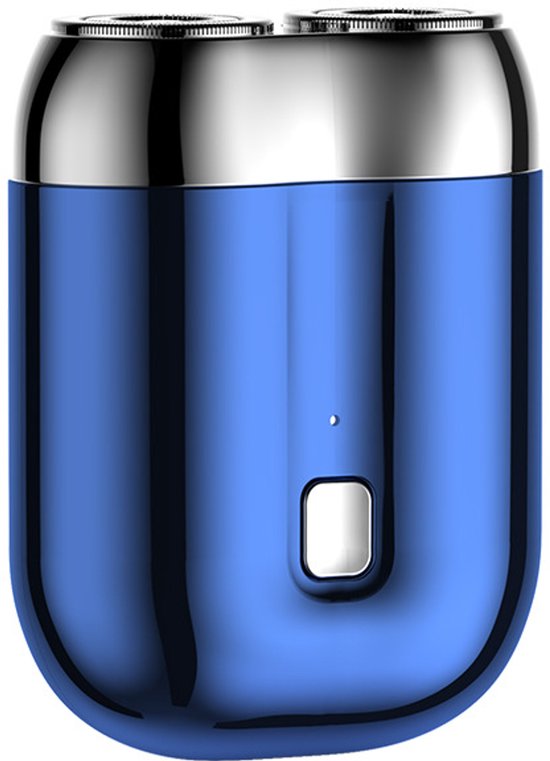 Mini elektrische scheerapparaat blauw USB-oplaadbaar review