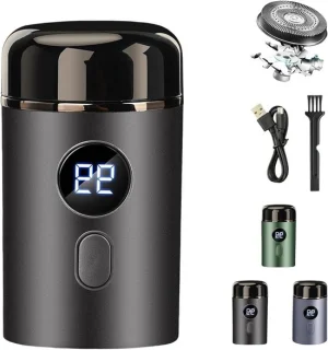 Mini elektrische scheerapparaat - pocket shaver - grijs