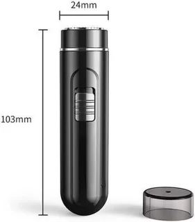 Mini Scheerapparaat Blauw - Usb Oplaadbare Trimmer voor Gezicht en Lichaam