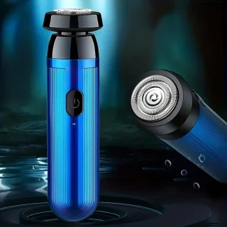 Mini Scheerapparaat Dames & Heren Usb Oplaadbaar Blauw