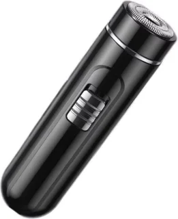 Mini Scheerapparaat USB Oplaadbaar Zwart Voor Gezicht en Lichaam