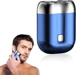 Mini-scheerapparaat voor heren - Blauw