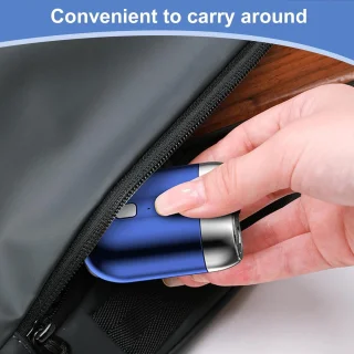 Mini-scheerapparaat voor heren - Blauw