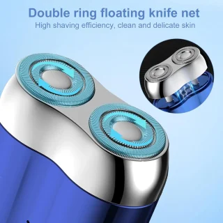 Mini-scheerapparaat voor heren - Blauw